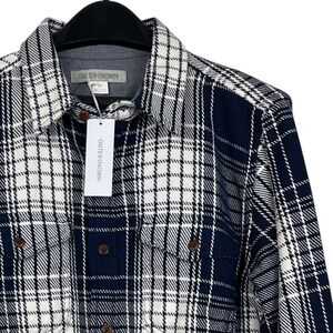 NEW Outerknown Blanket Shirt Flannel Button Down‎ Mens S Plaid Organic Cotton